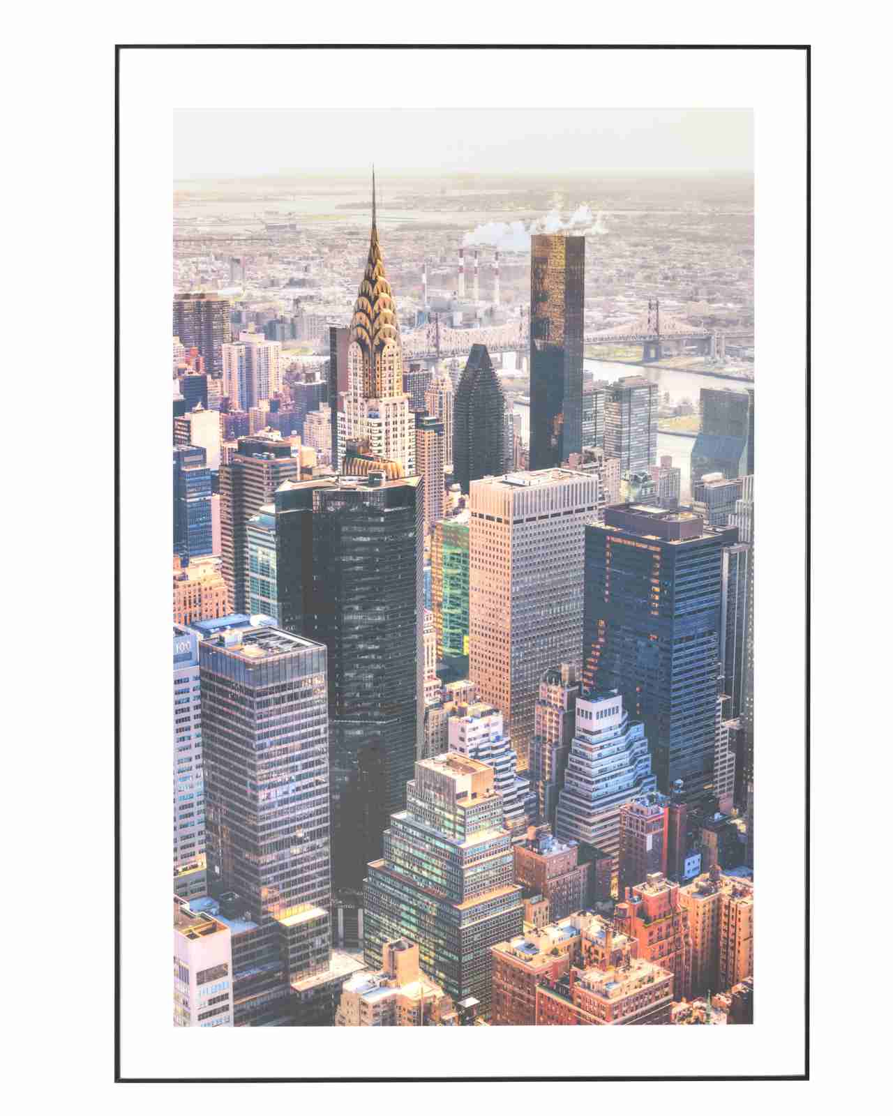 アートポスター アートパネル ニューヨーク マンハッタン 摩天楼ビル