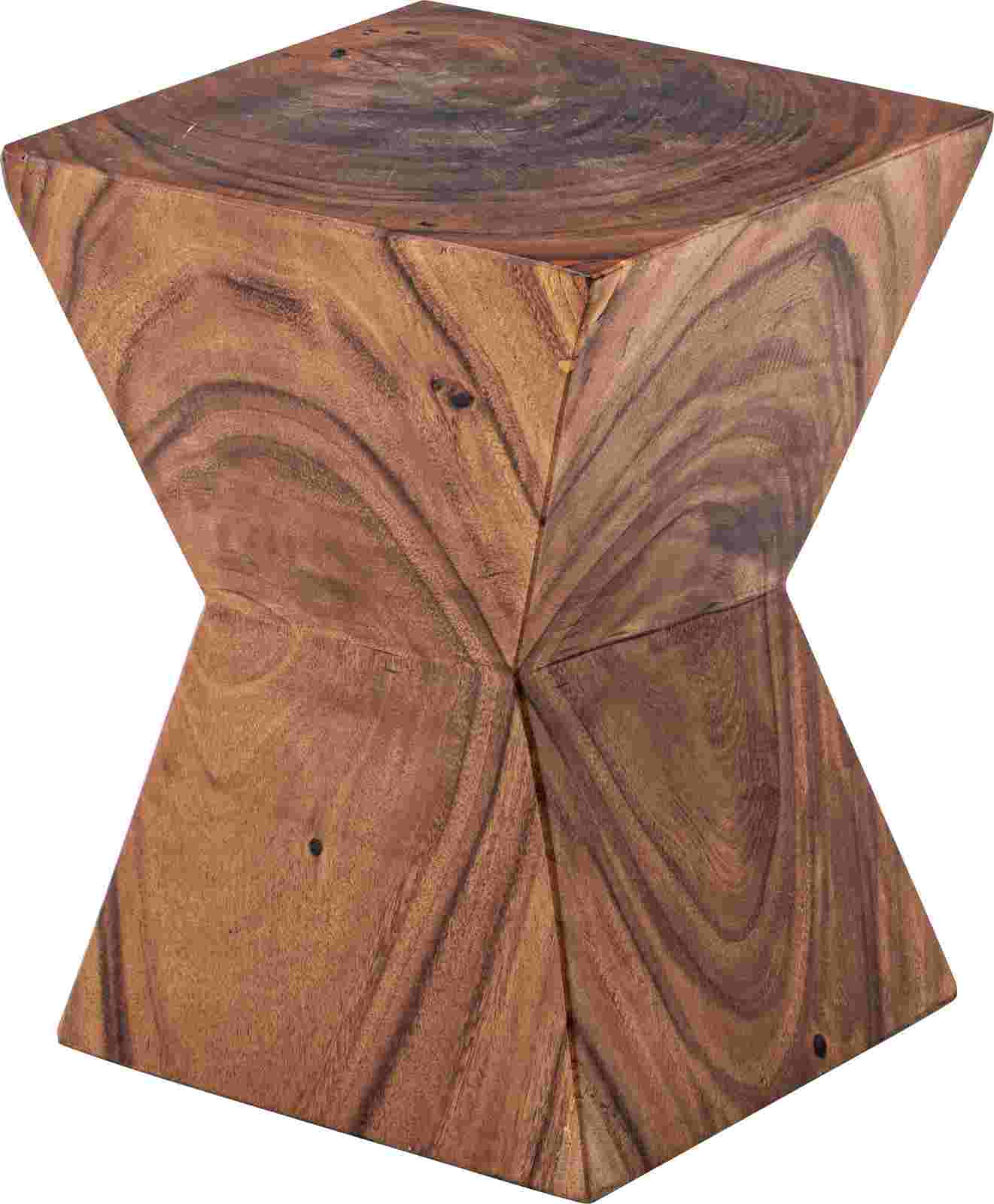 スツール 椅子 チェア ローチェア サイドテーブル 台形面 天然木 古材