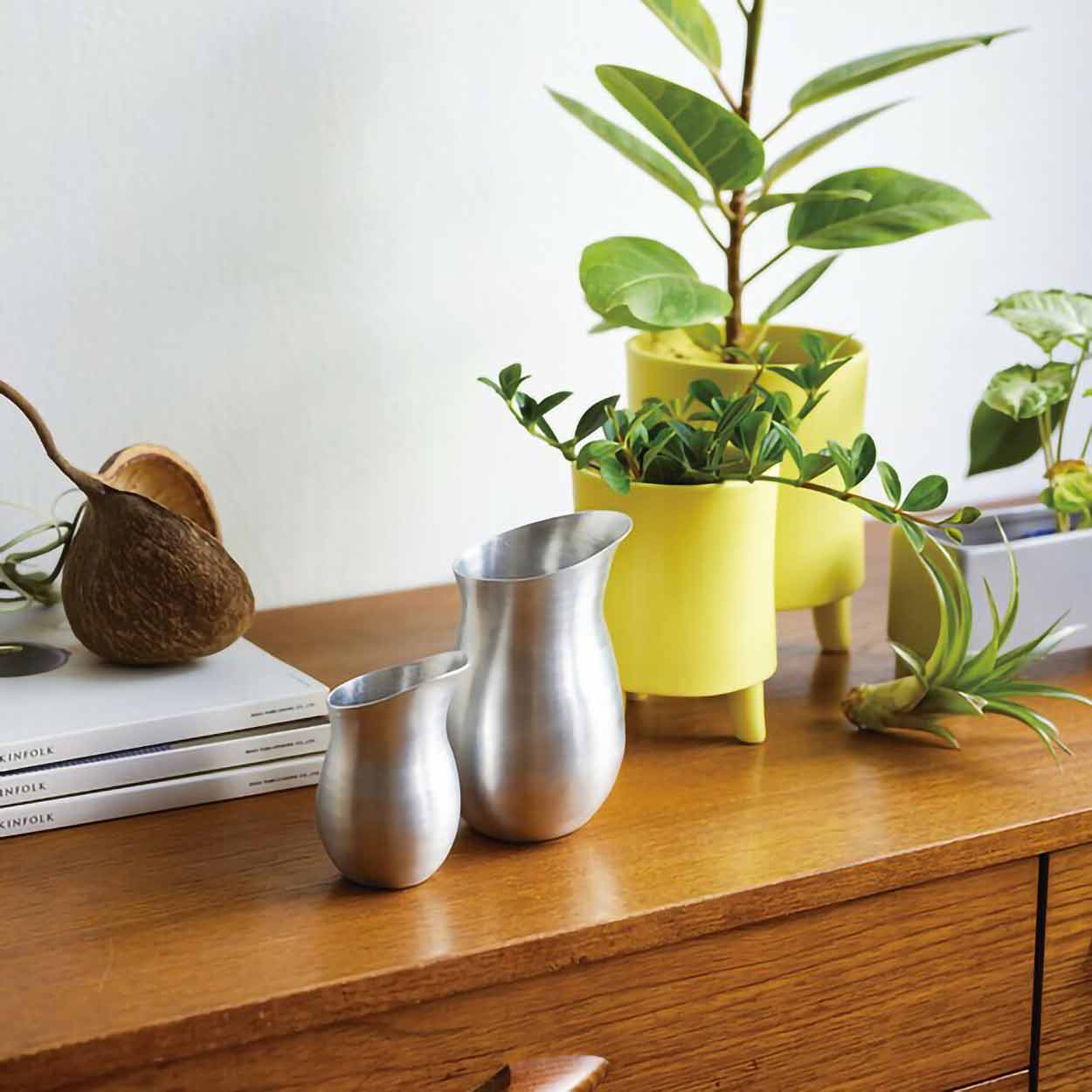 水差し じょうろ アルミ カップ 水耕栽培・ハイドロカルチャーに