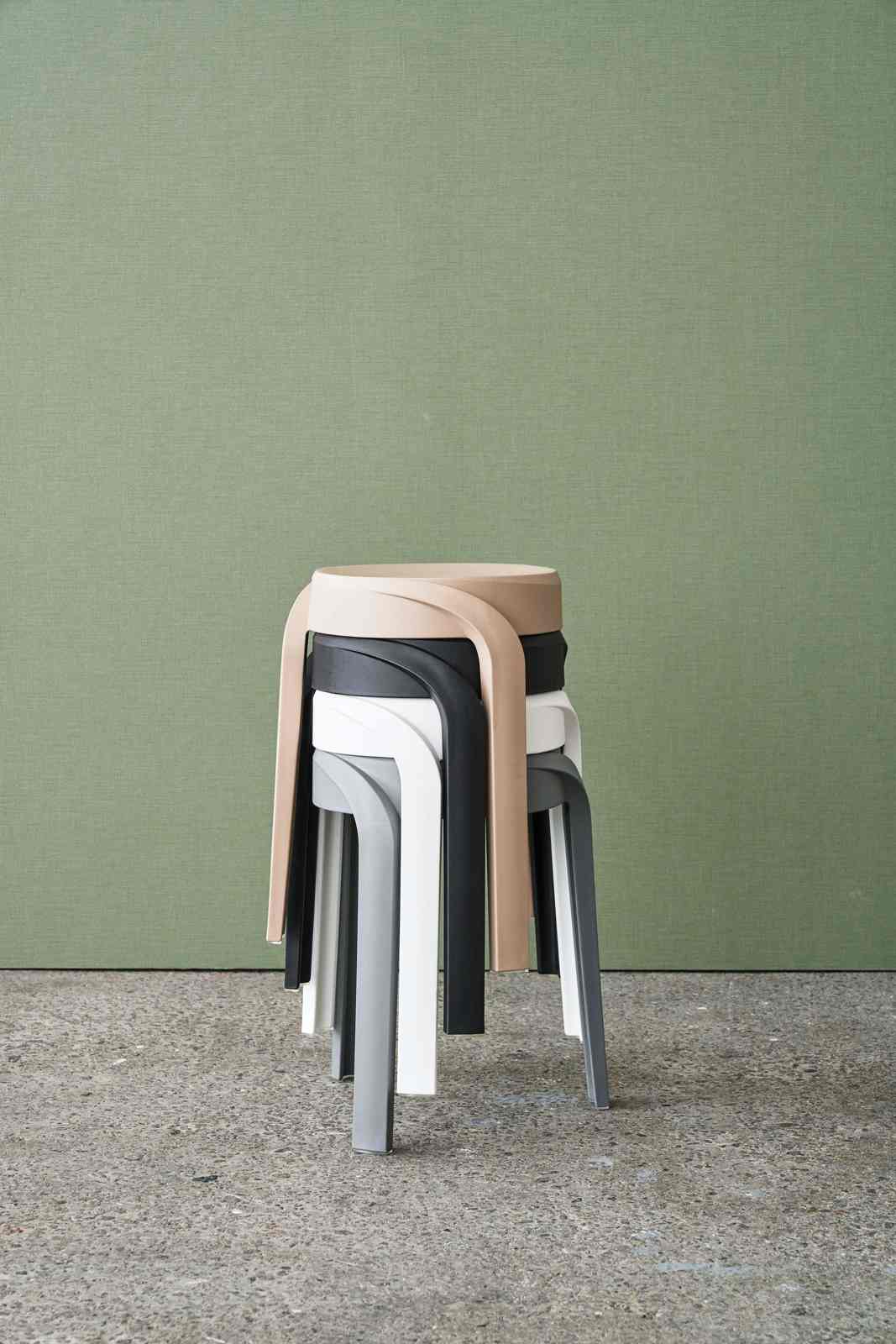 椅子 チェア スタッキングチェア ポリプロピレン 4色 北欧 重ねて収納